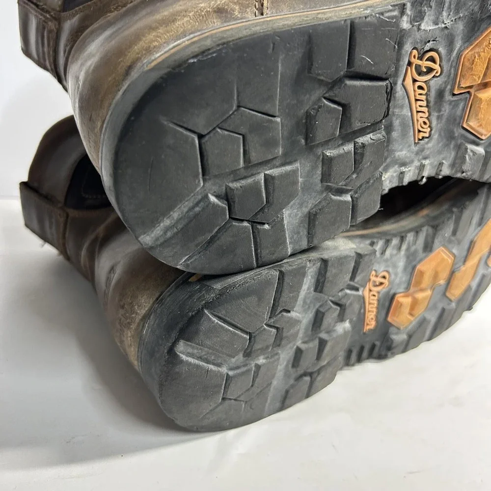 Danner Trakwelt Work Boots Brown Mens Size 12 Waterproof Leather Safety Toe